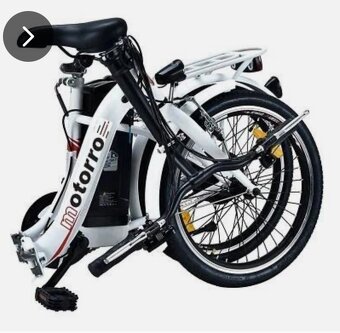 Skládaci elektrokolo - černé - 5