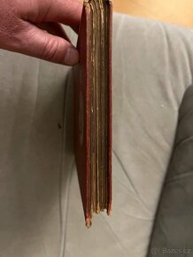 Verne: Honba za Meteorem, Vilímek 1909, vazba zlaté pero - 5