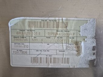 Škoda Rapid (NH) , Seat Toledo tepelná clona - 5