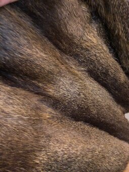 Luxusní kožich z právě kožešiny (norek) L-XL - 5