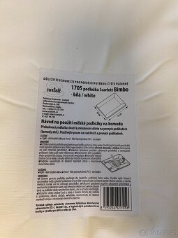 Přebalovací pult bílý + podložka - 5