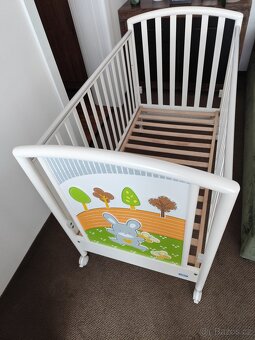 Dětská dřevěná postýlka - DARUJI - 5