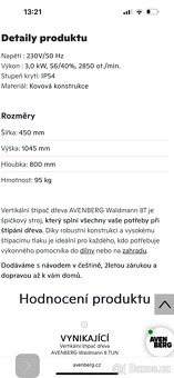Štípačka na dřevo 8 t - 5
