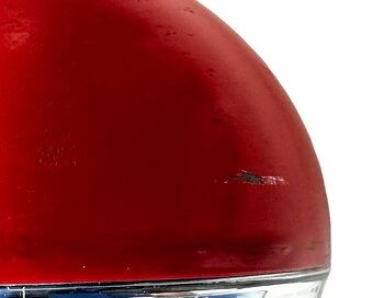 Levé zpětné zrcátko červená LY3D VW Sharan 7M r.v. 2007 - 5