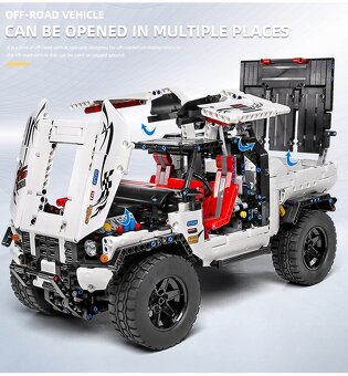 Mould King 18005 Auto 4x4 na RC ovládáni - 5