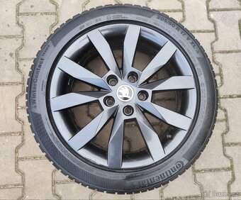 Alu kola originál Škoda Octavia III 5x112 R17 Crystal - 5