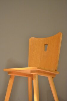4 x masivní židle Carl Malmsten 1960 - 5