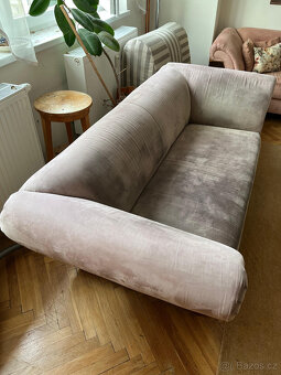 PRODÁM Šedo - Zelenou pohovku pro 2 osoby - 5