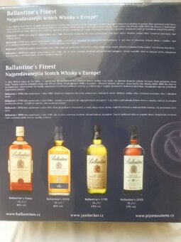 Skotská WHISKY - Dvě původní Balení - BALLANTINES A BARREL - 5