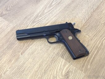 Colt M1911A1 Tokyo Marui GBB – TOP STAV + 2 zásobníky + kuli - 5