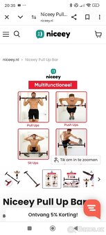 Prodám Posilovací hrazdu SPORTSTECH Pull-Up Bar KS270 - 5