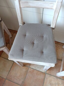 4x dřevěná jídelní židle Ikea Ivar - 5