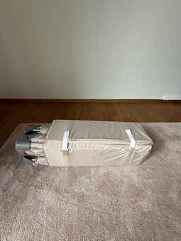 Dětská postýlka ZOPA skládací Lely Sand Beig + matrace - 5