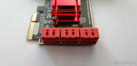 AXAGON PCES-SA6, PCIe řadič - 6x interní SATA 6G port - 5
