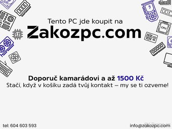 Herní PC RX 7700XT - Ryzen 5 5600 - Záruka - 5