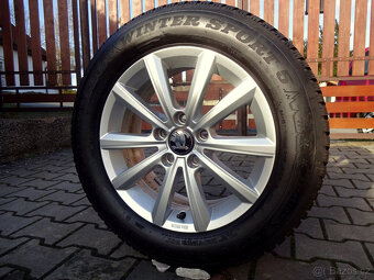ZÁNOVNÍ ZIMNÍ ORIGINÁL VW 16" 5x112 pneu 215/60R16 - 5