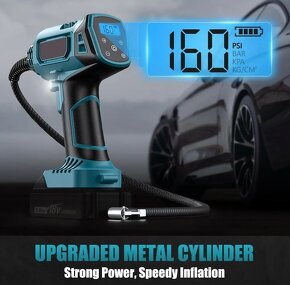 Přenosný kompresor pro Makitu baterie 18V i napájení z 12V - 5