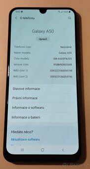 Prodám Samsung Galaxy A50, 4GB/128GB, stav B - 5