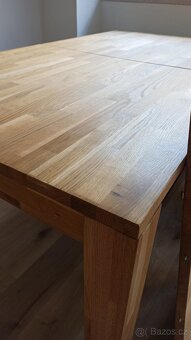 Jidelni stul 160x90, masiv, rozkládací - 5