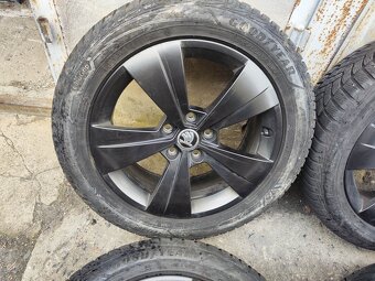 17"zimní alu sada Triton 5x112 origo Škoda Superb 3 Passat  - 5