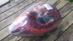 Halloweenská maska LED svítící maska VENOBAT - 5