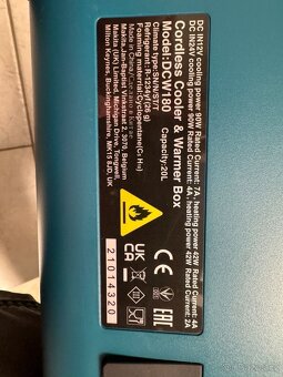 Makita DCW 180 – chladící box na aku - 5