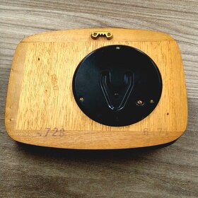 Dřevěný barometr + teploměr Vintage - 5