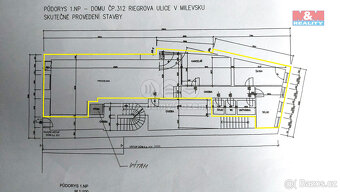 Pronájem obchod a služby, 115 m², Milevsko, ul. Riegrova - 5