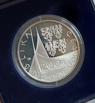 AG 200kč ČNB Proof provedení 1997 Emauzy - 5