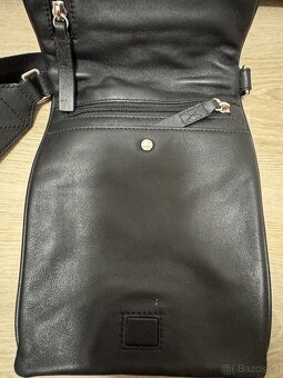 Kožená taška Bally - černá - 5