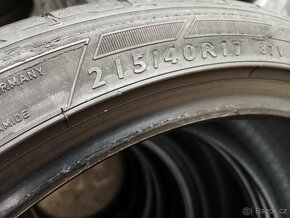Letní použité pneumatiky Dunlop 215/40 R17 87V - 5