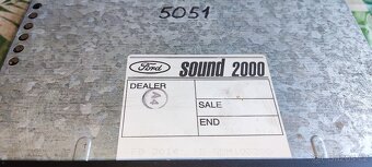 Originální autorádio Ford Sound 2000 - 5