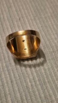 Starožitný prsten zlato 585/1000 9,07g - 5