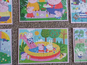 Puzzle 9 v 1 prasátko Peppa - 5