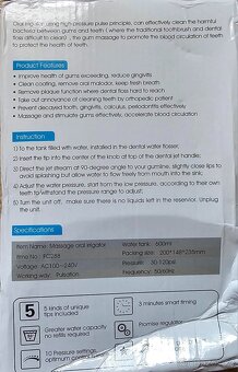 COZZINE ústní masážní irigátor zdravý život začíná od zubů - 5