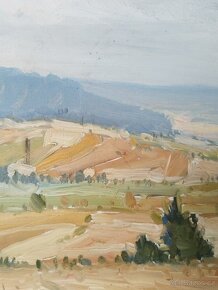 obraz PODHORSKÁ KRAJINA, olej, Josef Fiala - 5