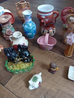 Keramika,sloni, různé keramické drobnosti - 5