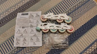 Dětské dívčí rostoucí brusle vel. 26-29, 2v1 - 5