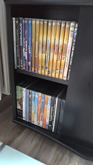 Černý Tv stůl na kolečkách - 5