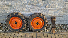 Kubota B7001 4x4, travni pneu, sekačka, rotavátor, koule - 5