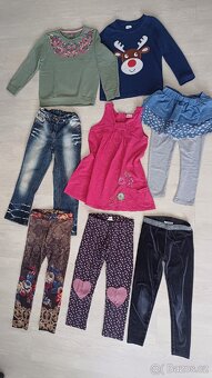 SET/ KOMPLET dívčího oblečení vel. 116 - 5