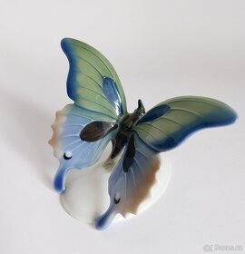 Starožitný porcelánový motýl Rosenthal - Německo - 5