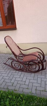 Thonet křeslo houpací rok 1890-1915 - 5