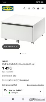 Prodám uložný díly IKEA SLÄKT - 5