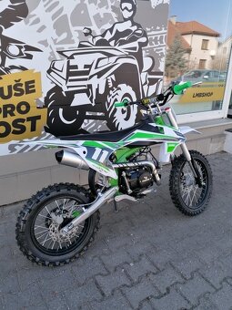 Pitbike Shark 125ccm 17x14 zelená - 5
