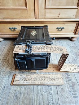 Starožitný hrací stroj, flašinet MANOPAN, 1887 - 1900 - 5