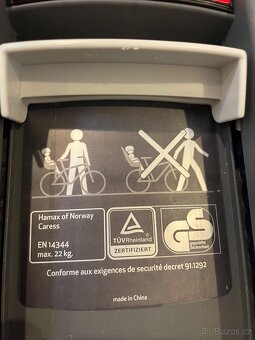 Hamax caress dětská sedačka na kolo - 5