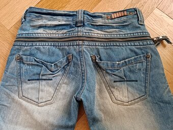 Džínové 3/4 kraťasy - 5