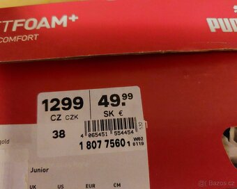 NOVÉ boty - tenisky puma velikost 38 - 5