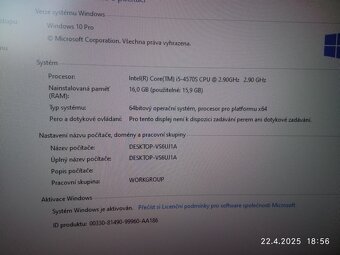 Stolní PC I5,16GB RAM, SSD - 5